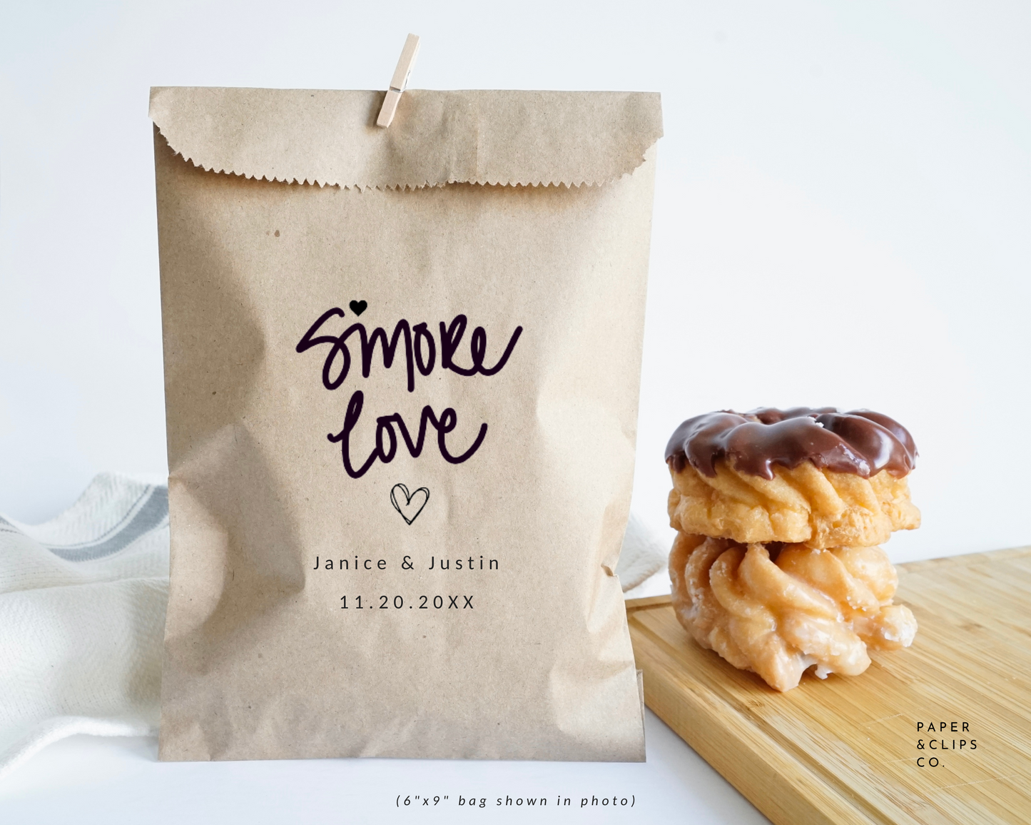 S'more Love - Brown Party Bags