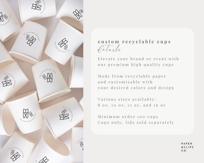 Custom Branding Coffee Cups