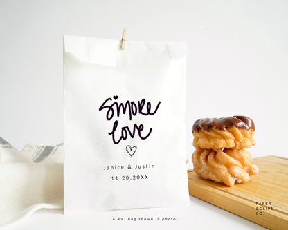 S'more Love - White Party Bags