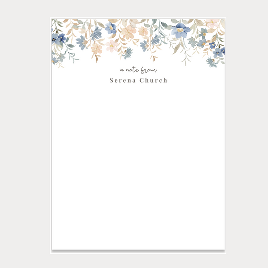 Calm Floral Notepad