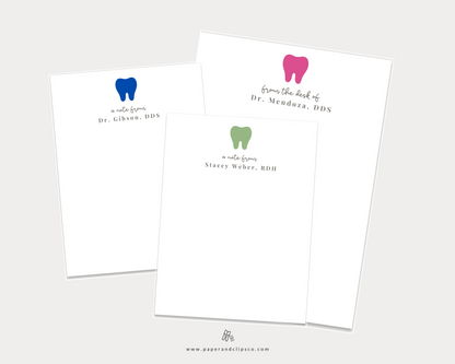 Tooth Notepad