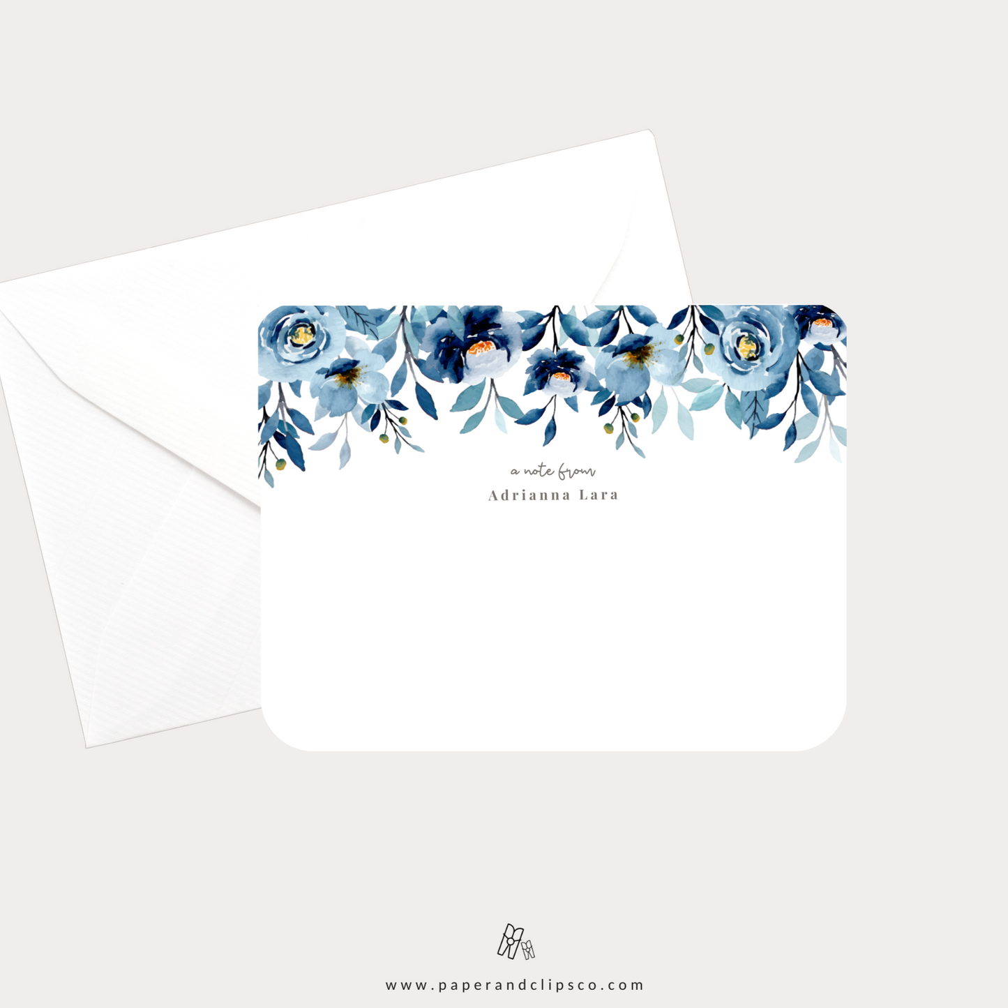 Set of 12 floral note cards with matching white envelopes. Give the gift a teacher, friend, colleague or anyone (really) would love to receive. Personalized note cards set is just the perfect they'd want!