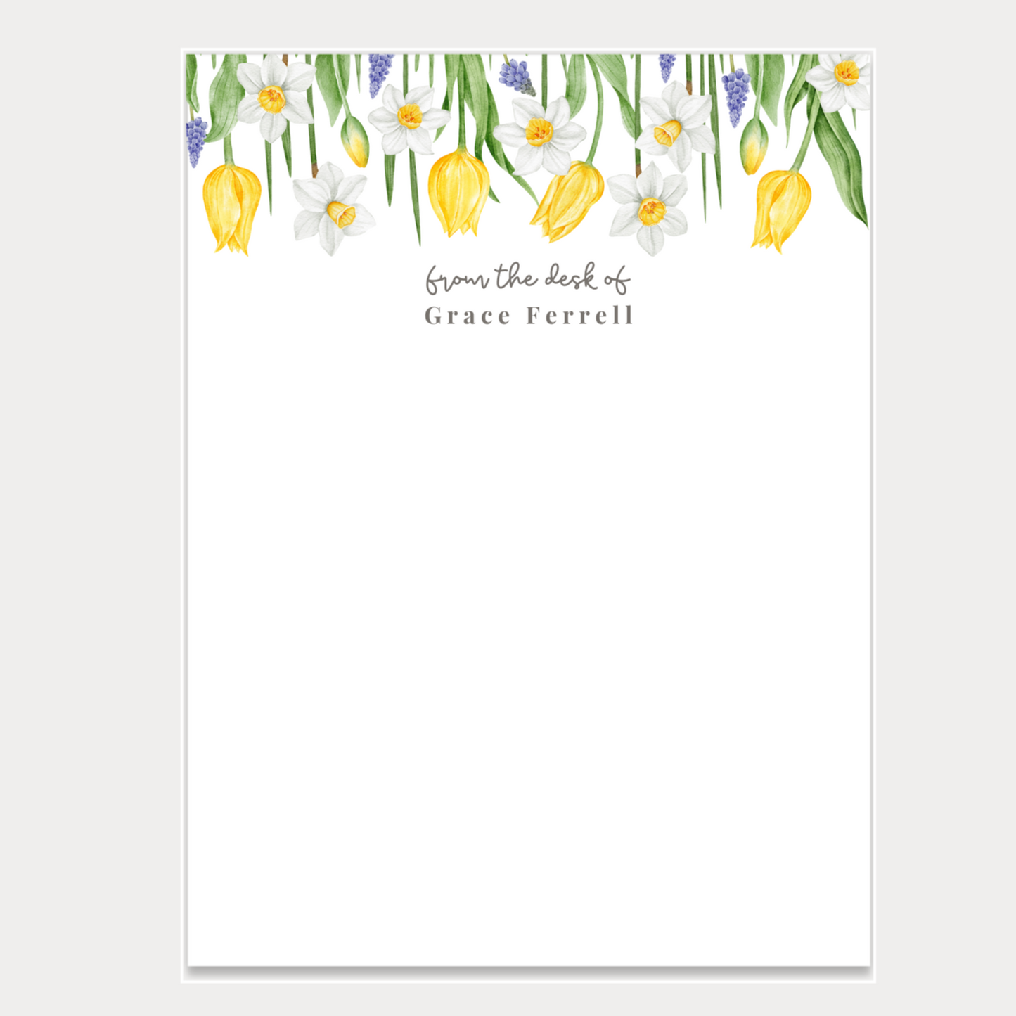 Spring Floral Notepad