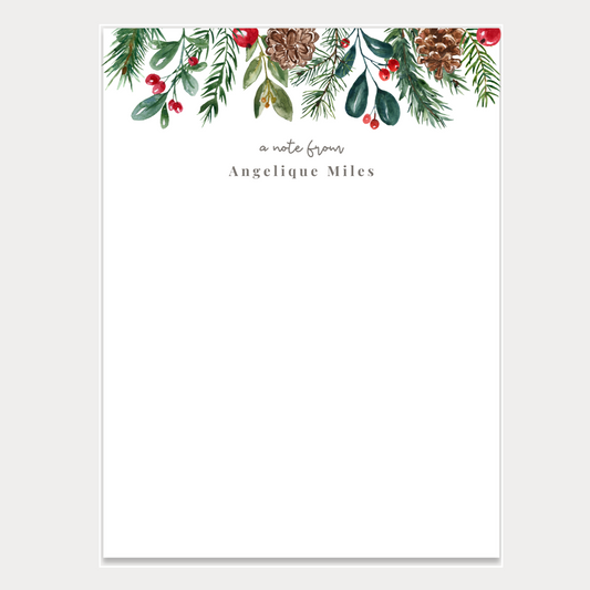Christmas Holiday Notepad