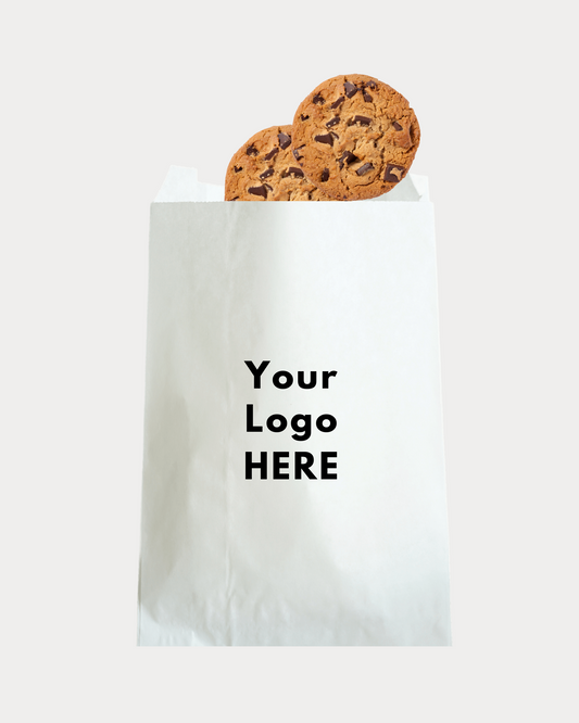 Custom party gift bags with your business logo! These professional, grease-proof, durable paper bags make great company party packaging, adding a nice touch to your event. A sweet reminder they won't forget!