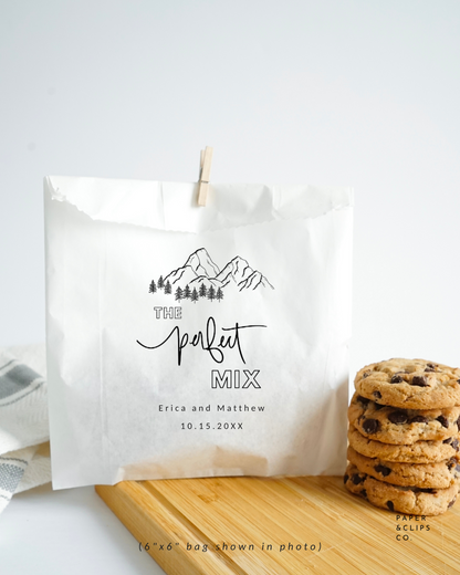 The Perfect Mix - White Party Bags