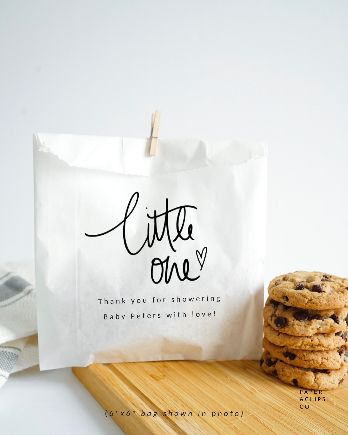 Little One - White Party Bags