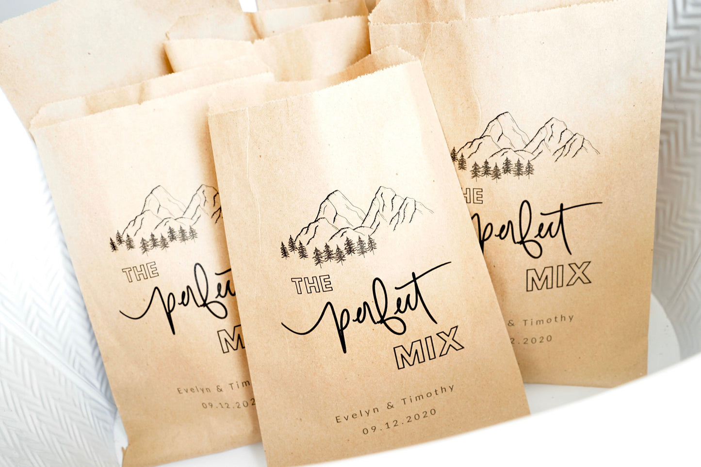 The Perfect Mix - Brown Party Bags